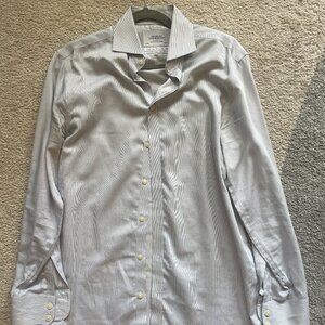 Men's Striped Charles Tyrwhitt Button Down 15.5/33